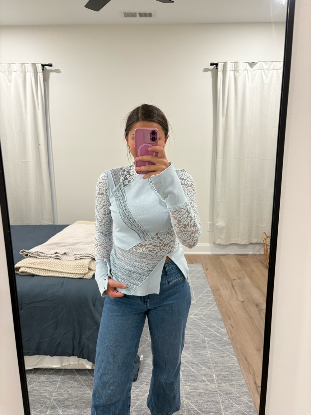 Free People First Frost Layering Top Size Small